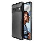 For Google Pixel 7 Pro 5G Transparent TPU Shockproof Phone Case(Black) - 1