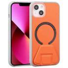 Mutural Jiane Series MagSafe Magnetic Phone Case For iPhone 13(Orange) - 1