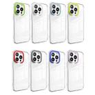 For iPhone 12 Transparent Invisible Bracket Shockproof Phone Case(Royal Blue) - 2