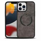 For iPhone 11 Pro Max Lambskin Texture MagSafe Magnetic Phone Case (Grey) - 1