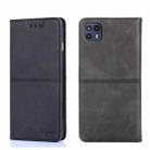 For Motorola Moto G50 5G Cow Texture Magnetic Horizontal Flip Leather Phone Case(Black) - 1