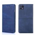 For Motorola Moto G50 5G Cow Texture Magnetic Horizontal Flip Leather Phone Case(Blue) - 1