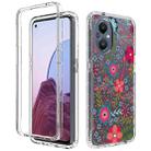 For OnePlus Nord N20 5G PC+TPU Transparent Painted Phone Case(Small Floral) - 1