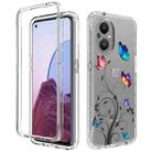 For OnePlus Nord N20 5G PC+TPU Transparent Painted Phone Case(Tree Butterflies) - 1
