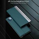 For iPhone 14 Plus Side Electroplated Magnetic Leather Phone Case (Light Blue) - 4