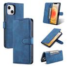 For iPhone 14 Plus AZNS Dream Second Generation Skin Feel PU+TPU Horizontal Flip Leather Phone Case (Blue) - 1
