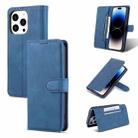 For iPhone 14 Pro AZNS Dream Second Generation Skin Feel PU+TPU Horizontal Flip Leather Phone Case(Blue) - 1