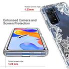 For Xiaomi Redmi Note 11 Pro PC+TPU Transparent Painted Phone Case(White Flower) - 6