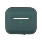 Wireless Earphone Silicone Protective Case For AirPods 3(Dark Green) - 1