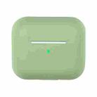 Wireless Earphone Silicone Protective Case For AirPods 3(Matcha Green) - 1