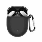 For Google Pixel Buds 2 Wireless Earphone Silicone Protective Case(Black) - 1