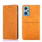 For OPPO Realme GT Neo2 5G Cow Texture Magnetic Horizontal Flip Leather Phone Case(Light Brown) - 1