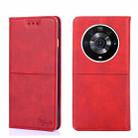 For Honor Magic3 Pro Cow Texture Magnetic Horizontal Flip Leather Phone Case(Red) - 1