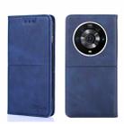 For Honor Magic3 Pro Cow Texture Magnetic Horizontal Flip Leather Phone Case(Blue) - 1