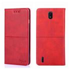 For Nokia C01 Plus/C1 2nd Editon Cow Texture Magnetic Horizontal Flip Leather Phone Case(Red) - 1