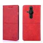 For Sony Xperia Pro-I Cow Texture Magnetic Horizontal Flip Leather Phone Case(Red) - 1