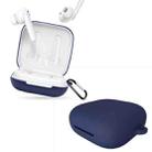 For OPPO Enco W51 Wireless Earphone Silicone Protective Case(Dark Blue) - 1