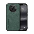 For Honor X30 5G Skin Feel Magnetic Leather Back Phone Case(Green) - 1