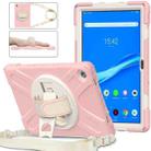 For Lenovo Tab M10 Plus 10.6 3rd Gen 2022 Silicone + PC Protective Tablet Case(Cherry Blossom Pink) - 1