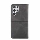 For Samsung Galaxy S21 Ultra Cow Texture Magnetic Horizontal Flip Leather Phone Case(Black) - 3