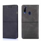 For ZTE Libero 5G Cow Texture Magnetic Horizontal Flip Leather Phone Case(Black) - 1