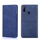 For ZTE Libero 5G Cow Texture Magnetic Horizontal Flip Leather Phone Case(Blue) - 1