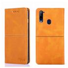 For ZTE Libero 5G Cow Texture Magnetic Horizontal Flip Leather Phone Case(Light Brown) - 1