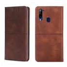 For ZTE Libero 5G Cow Texture Magnetic Horizontal Flip Leather Phone Case(Dark Brown) - 1