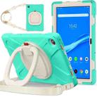 For Lenovo Tab M10 Plus 10.6 3rd Gen 2022 Silicone + PC Protective Tablet Case(Mint Green) - 1