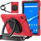 For Lenovo Tab M10 Plus 10.6 3rd Gen 2022 Silicone + PC Protective Tablet Case(Red) - 1