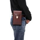 For 5.4 Inch or Below Smartphones Mobile Phone Universal Fanny Pack Leisure Sports Phone Case(Brown) - 1