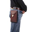 For 5.4 Inch or Below Smartphones Mobile Phone Universal Fanny Pack Leisure Sports Phone Case(Brown) - 9