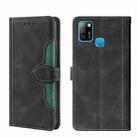 For Infinix Hot 10 Lite / Smart 5 X657 Skin Feel Straw Hat Magnetic Buckle Leather Phone Case(Black) - 1