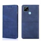 For TCL C21 Cow Texture Magnetic Horizontal Flip Leather Phone Case(Blue) - 1