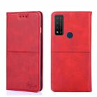 For TCL 20 R 5G/Bremen/20 AX 5G Cow Texture Magnetic Horizontal Flip Leather Phone Case(Red) - 1