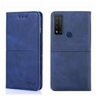 For TCL 20 R 5G/Bremen/20 AX 5G Cow Texture Magnetic Horizontal Flip Leather Phone Case(Blue) - 1