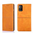 For Doogee N40 Pro Cow Texture Magnetic Horizontal Flip Leather Phone Case(Light Brown) - 1