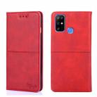 For Doogee X96 Pro Cow Texture Magnetic Horizontal Flip Leather Phone Case(Red) - 1