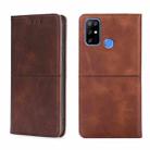 For Doogee X96 Pro Cow Texture Magnetic Horizontal Flip Leather Phone Case(Dark Brown) - 1