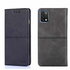 For UMIDIGI A11 Cow Texture Magnetic Horizontal Flip Leather Phone Case(Black) - 1