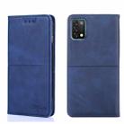 For UMIDIGI A11 Cow Texture Magnetic Horizontal Flip Leather Phone Case(Blue) - 1