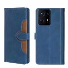 For Xiaomi Mix 4 Skin Feel Magnetic Buckle Leather Phone Case(Blue) - 1