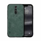 For Xiaomi Redmi K20 Skin Feel Magnetic Leather Back Phone Case(Green) - 1