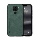 For Xiaomi Redmi Note 9 Foreign Skin Feel Magnetic Leather Back Phone Case(Green) - 1