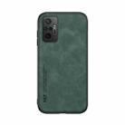 For Xiaomi Redmi Note 10 Pro Max Skin Feel Magnetic Leather Back Phone Case(Green) - 2