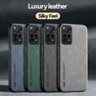 For Xiaomi Redmi Note 10 Pro Max Skin Feel Magnetic Leather Back Phone Case(Green) - 7