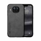 For Xiaomi Mi 10T Lite Skin Feel Magnetic Leather Back Phone Case(Dark Grey) - 1