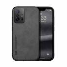 For Xiaomi 11T Skin Feel Magnetic Leather Back Phone Case(Dark Grey) - 1