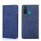 For Infinix Hot 9/Note 7 Lite X655C Cow Texture Magnetic Horizontal Flip Leather Phone Case(Blue) - 1