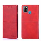 For Infinix Hot 10 Lite/Smart 5 X657 Cow Texture Magnetic Horizontal Flip Leather Phone Case(Red) - 1